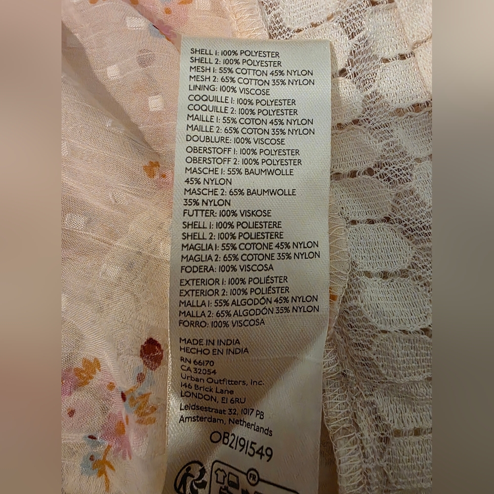 Free People Daniella Lace Maxi Skirt White Size XS NWT - Picture 12 of 15